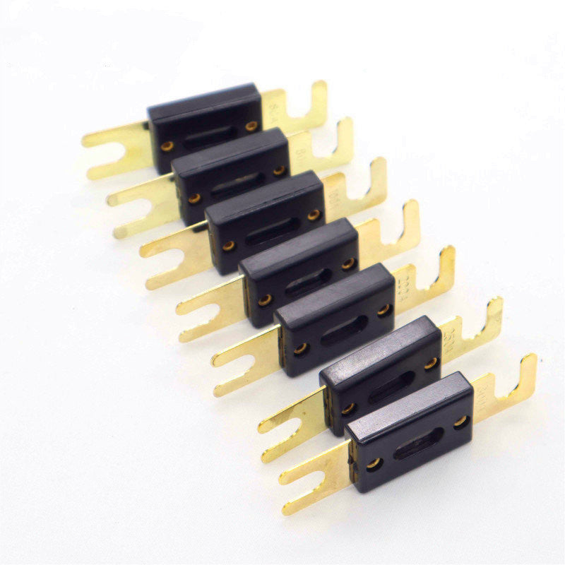 ANL fuse holder kit with marine-grade M8 stainless steel studs, clear acrylic body and insulating cover