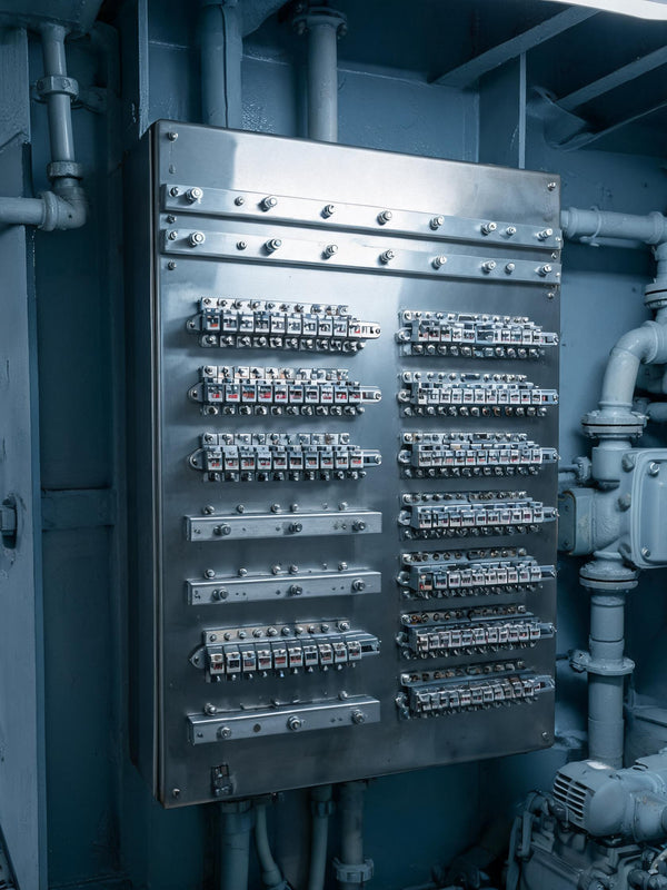 Marine switch panel power distribution